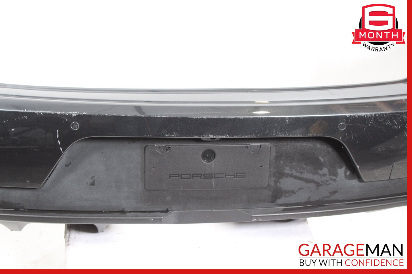 2019-2021 Porsche Macan 95B SUV Rear Bumper Cover w/ Fog Lights Black 95B807417L