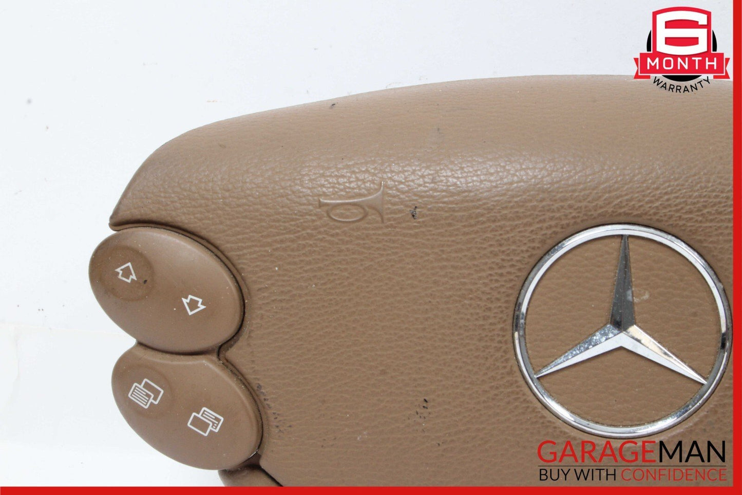 03-12 Mercedes E350 CLS500 SL500 G55 AMG Steering Wheel Airbag Air Bag Brown