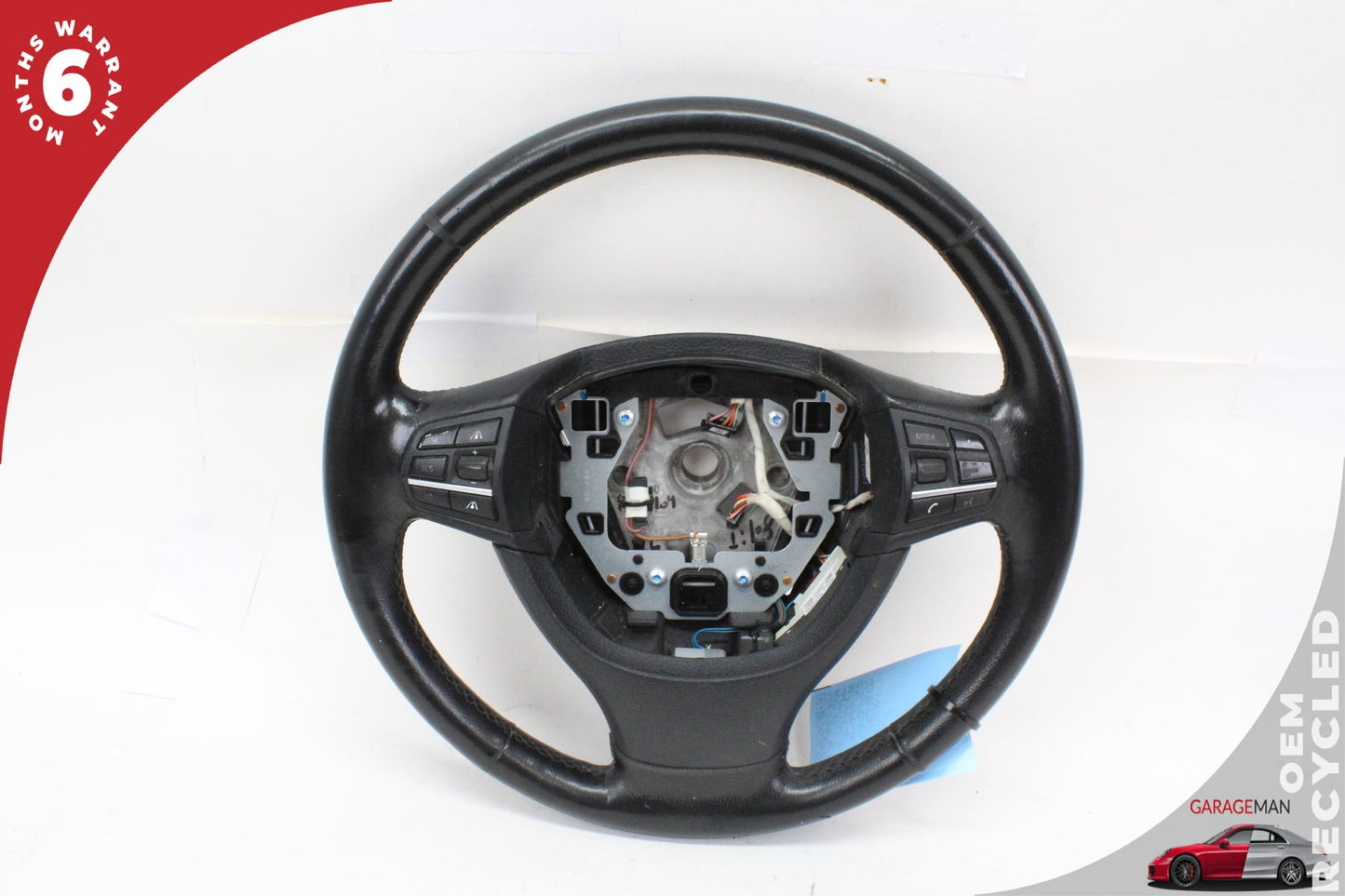 2009-2015 BMW 750i Front Left Driver Side Steering Wheel Black 9218379 OEM