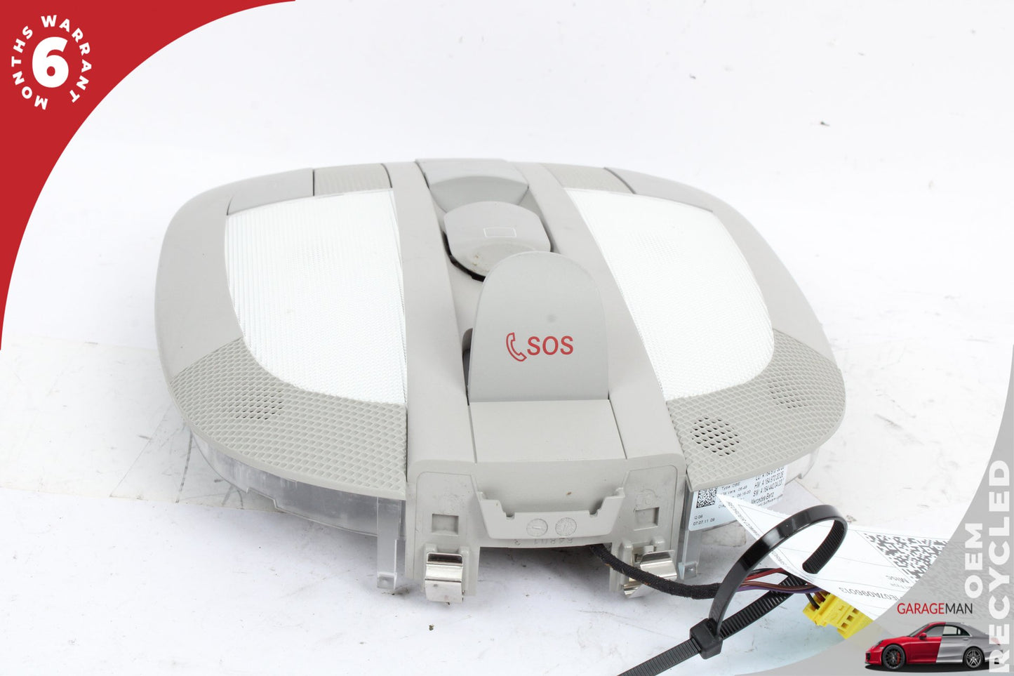 2006-2013 Mercedes X164 GL450 ML350 R350 Front Overhead Dome Light Lamp Gray OEM