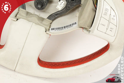 2013-2019 Fiat 500e Front Left Driver Side Steering Wheel White P1VN07LW9AD OEM