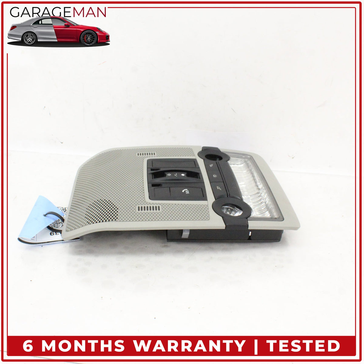 2007-2013 BMW X5 E70 Front Upper Overhead Dome Light Lamp Sunroof Switch OEM