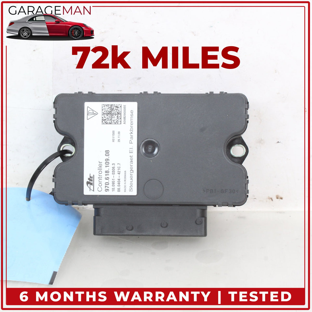 2010-2016 Porsche Panamera 970 Hand Parking Brake Control Module 97061810908 OEM