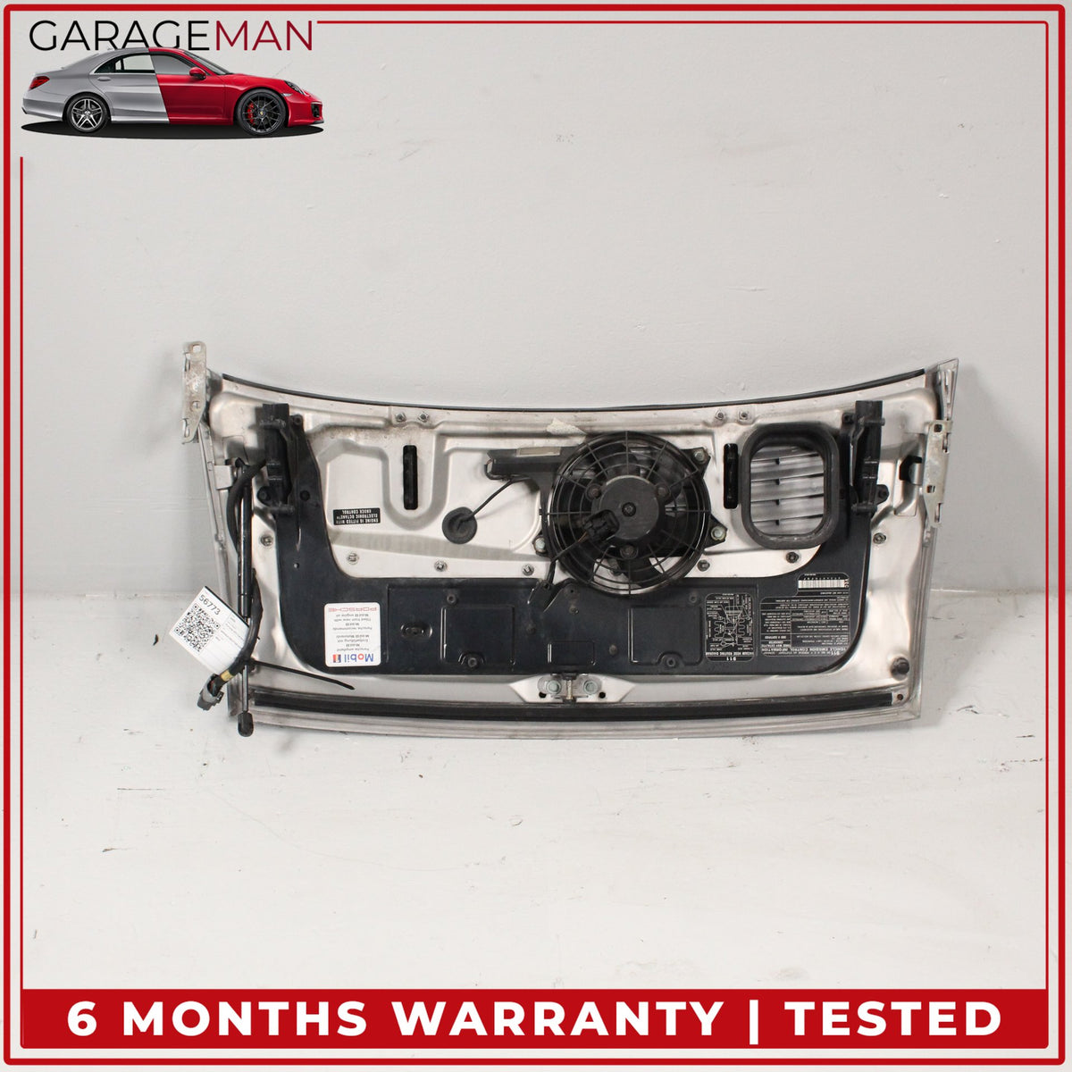 1999-2004 Porsche 911 Carrera 996 Engine Lid Cover w/ Spoiler Lift Silver OEM