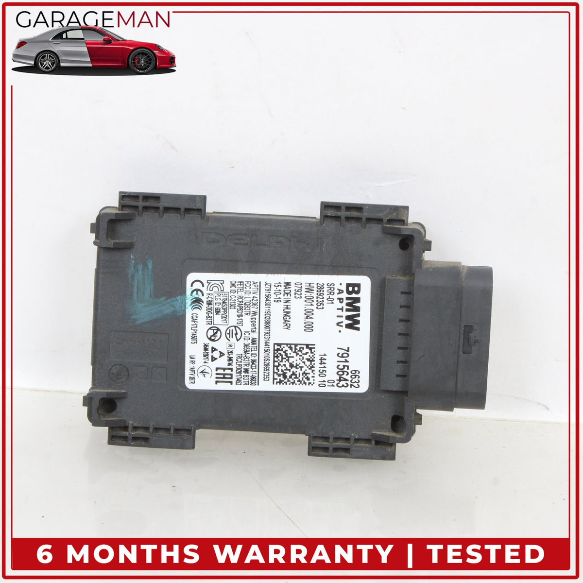2017-2025 BMW 530e X5 X6 X7 Rear Left and Right Blind Spot Sensor Module Set OEM