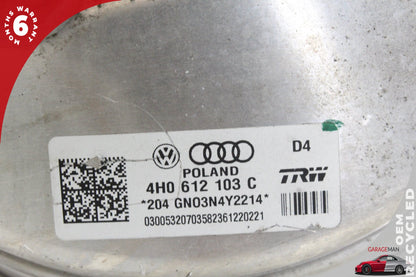2011-2018 Audi A8 S8 Power Brake Booster Master Cylinder w/ Reservoir 4H0612103C