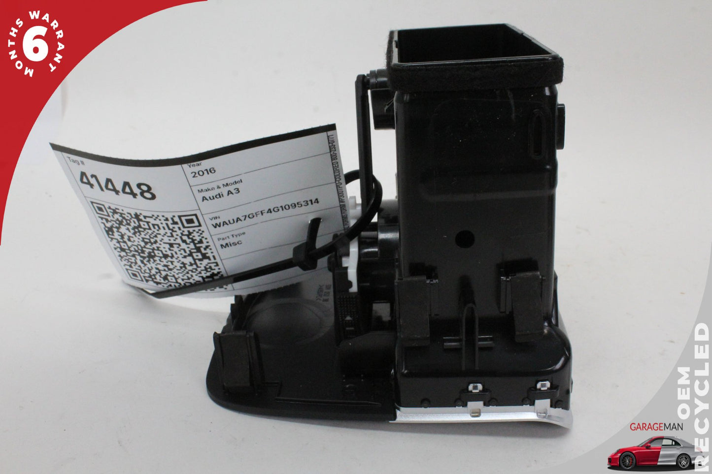 15-20 Audi A3 8V Sedan Center Console Rear Air Vent Grille 8V0819203