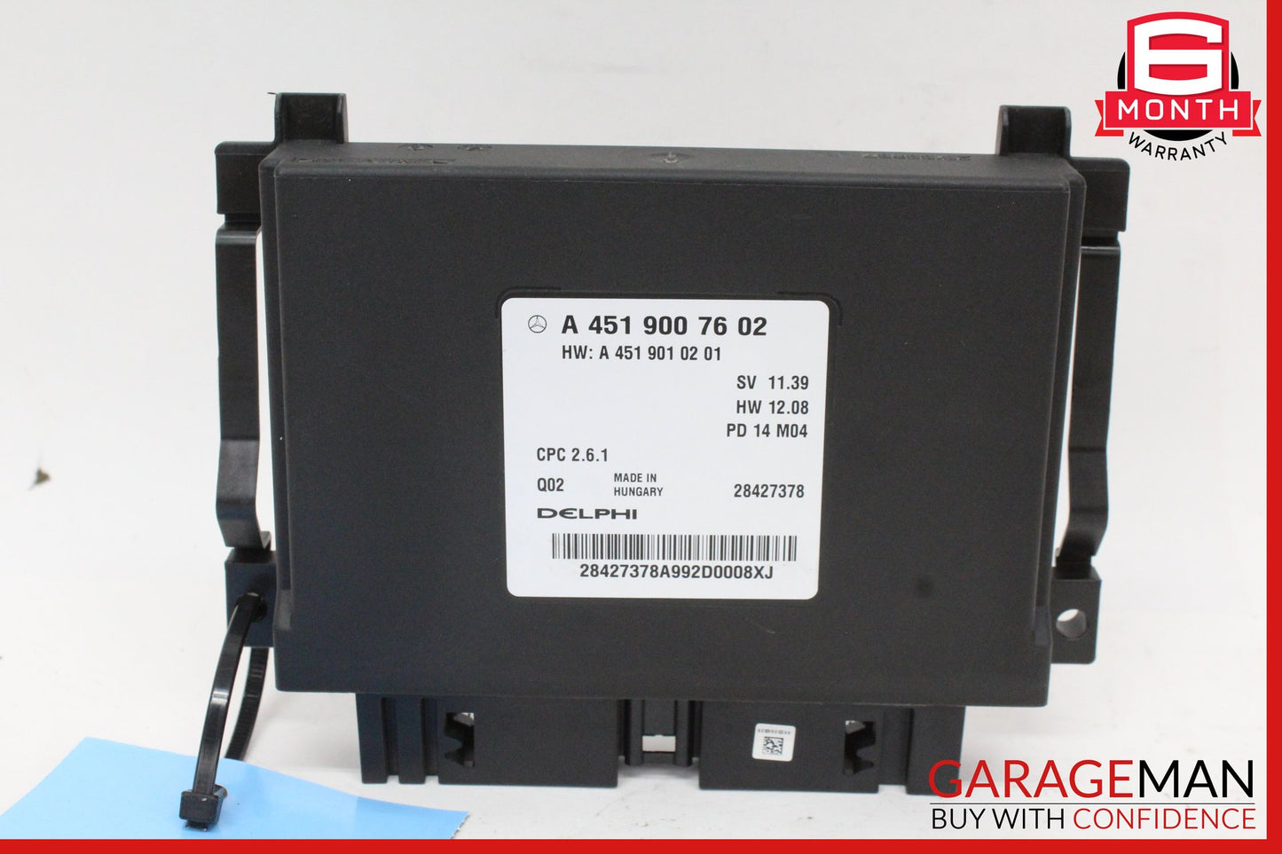 2014 Smart Fortwo 451 Sedan TCM Transmission Control Module Unit 4519007602 OEM