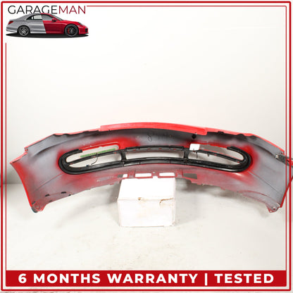 1999-2001 Porsche 911 996 Convertible Front Bumper Cover Red 99650511102 OEM