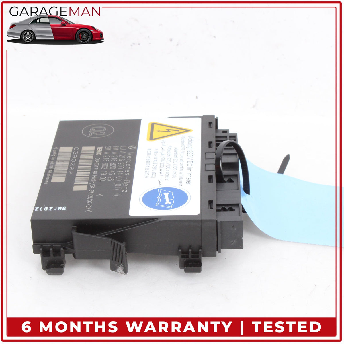 2010-2014 Mercedes W216 CL550 Front Left or Right Seat Contour Control Module