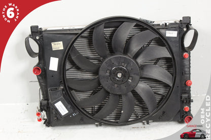 2002-2006 Mercedes W220 S500 Engine Motor Cooling Fan Shroud w/ Radiator OEM
