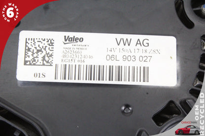 2018-2020 Audi Q5 Alternator Generator 14V 150A Valeo VW AG 06L903027 OEM