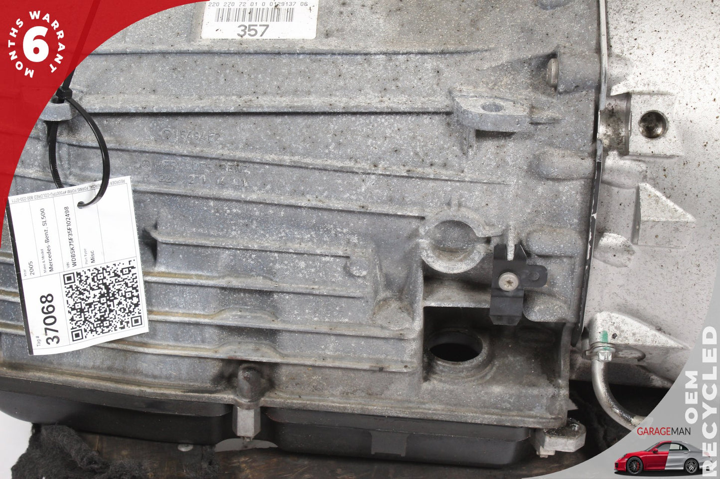 2003-2008 Mercedes-Benz SL500 R230 RWD 5.0L Convertible Automatic Transmission OEM