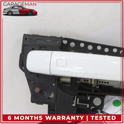 2009-2016 Audi A4 S4 A5 S5 Right Passenger Side Exterior Door Handle White OEM