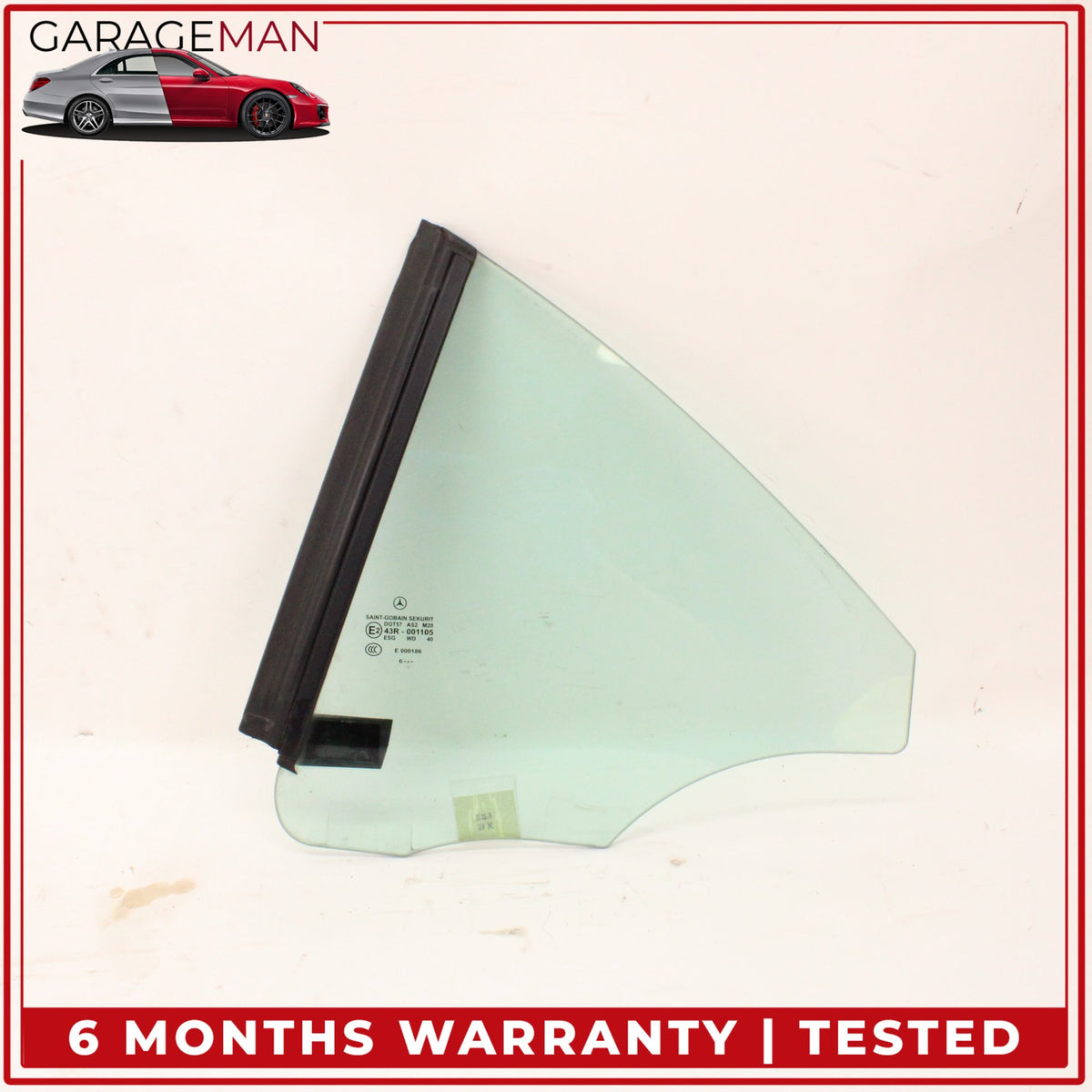 2005-2011 Mercedes R171 SLK280 Rear Left Driver Side Quarter Window Glass OEM