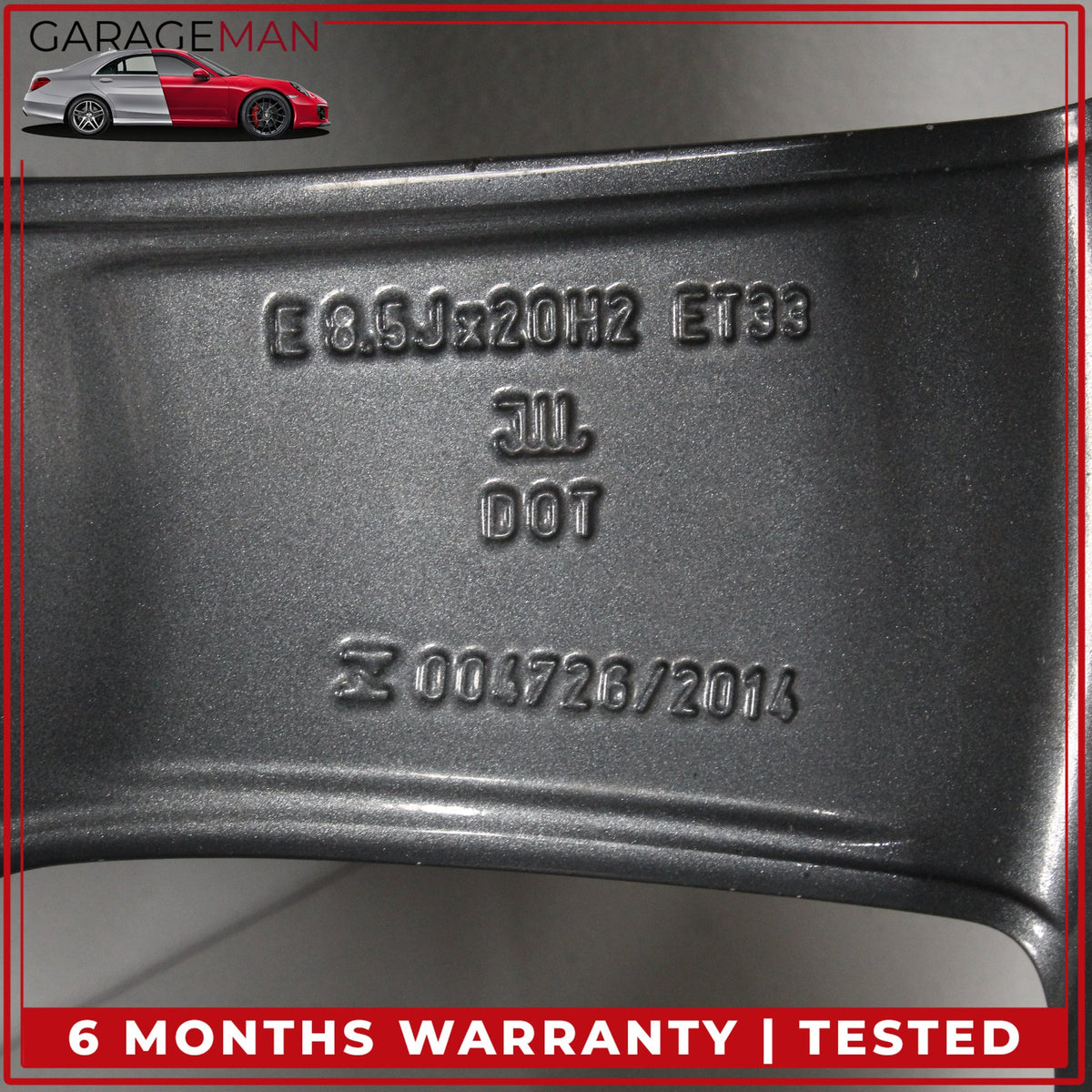 2013-2017 Audi Q5 SQ5 8R Front or Rear Wheel Rim 8.5JX20H2 ET33 8R0601025CJ OEM