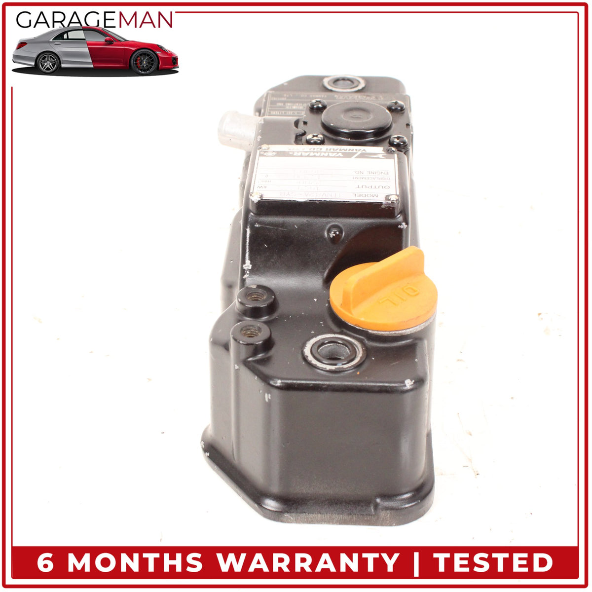 Yanmar 3TNV82A-SYB 3 Cyl Diesel Engine Cylinder Head Valve Cover AM882142