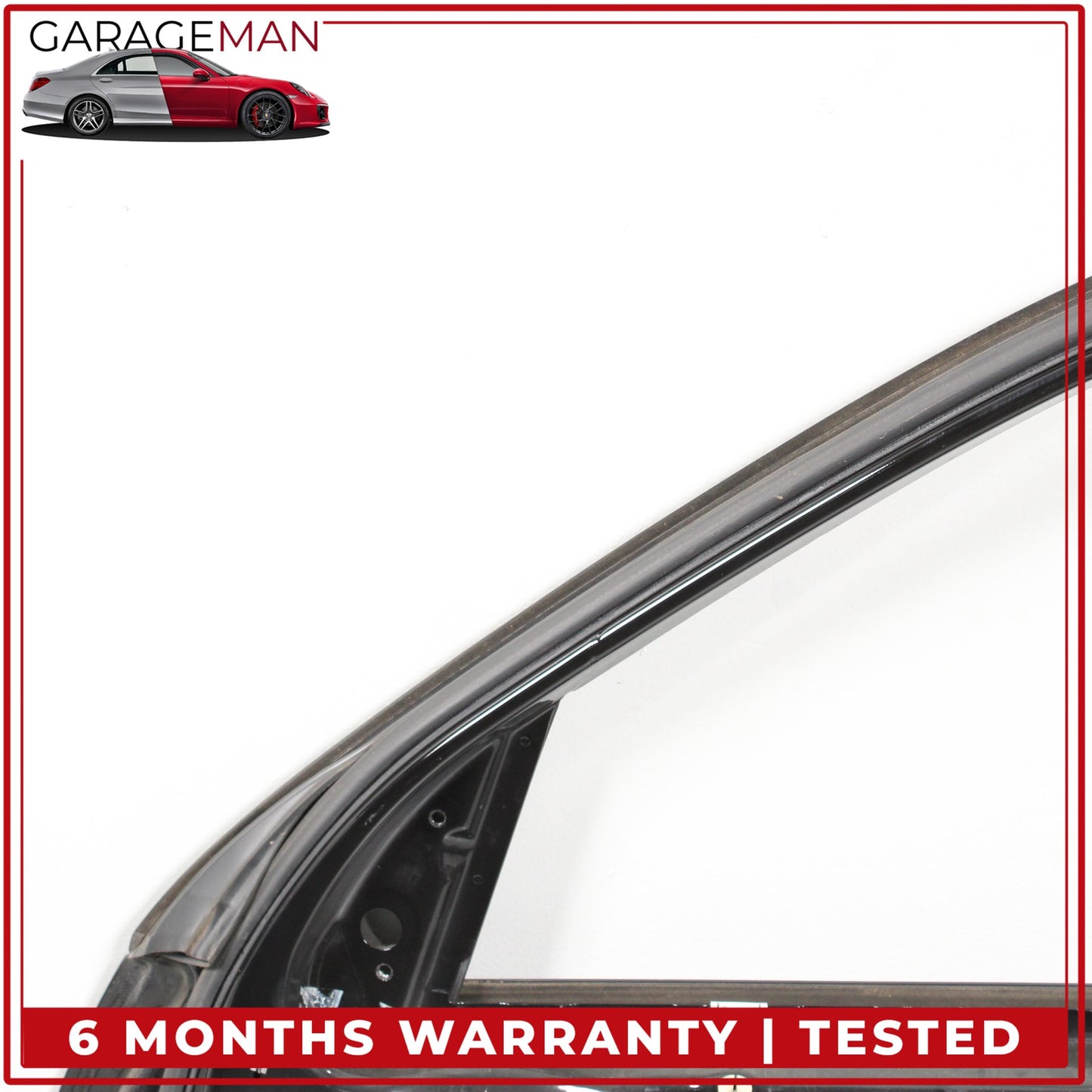 2007-2013 BMW X5 E70 Front Right Side Door Shell Black w/ Window Regulator OEM