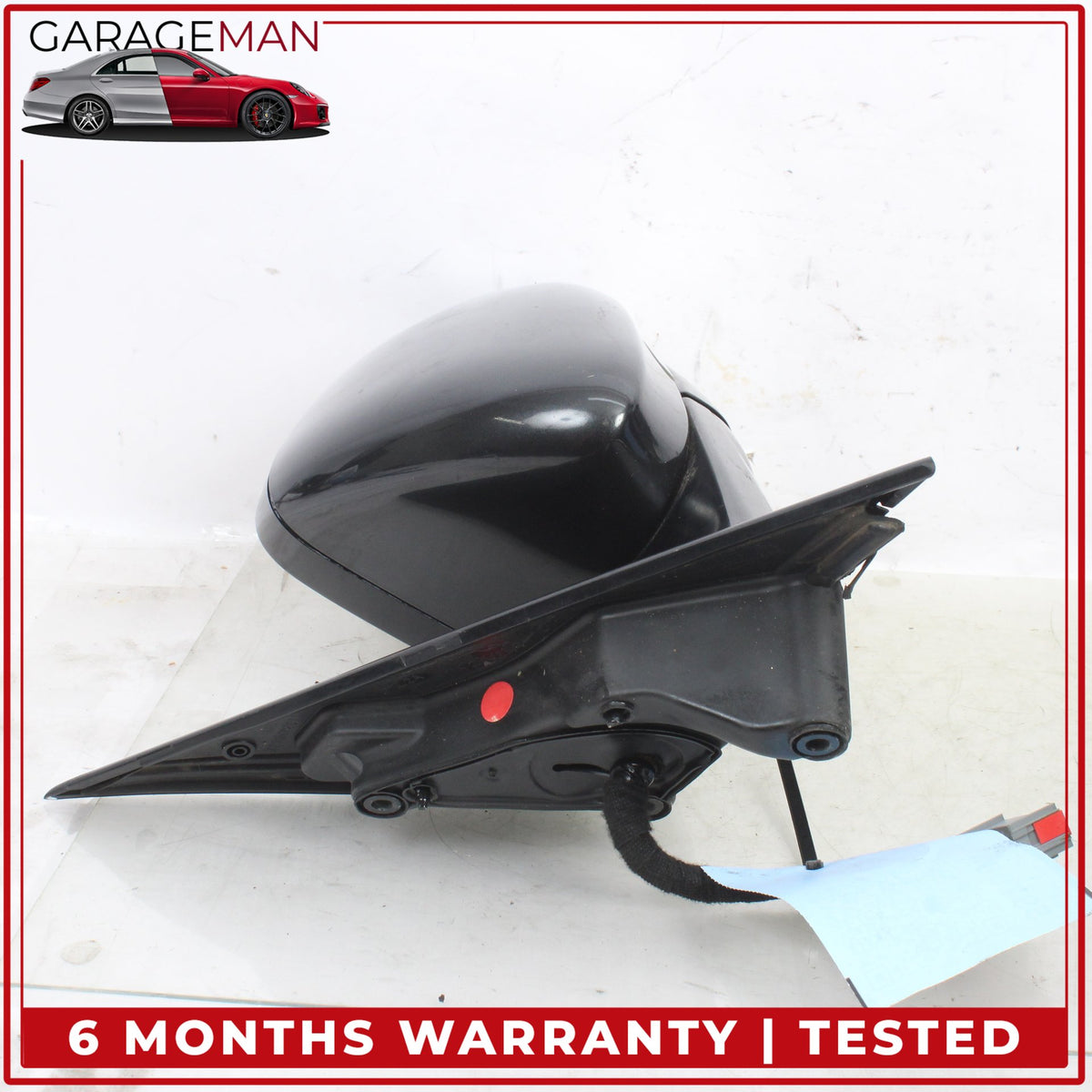 2010-2015 Jaguar XF X250 Front Left Side Door Rear View Mirror w/ Blind Spot OEM
