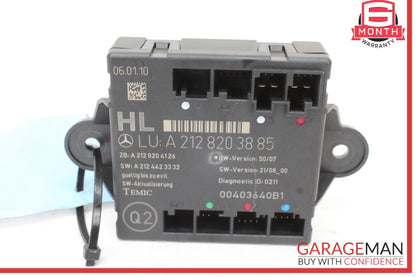 2008-2018 Mercedes W212 E350 Rear Left Driver Side Door Control Module OEM