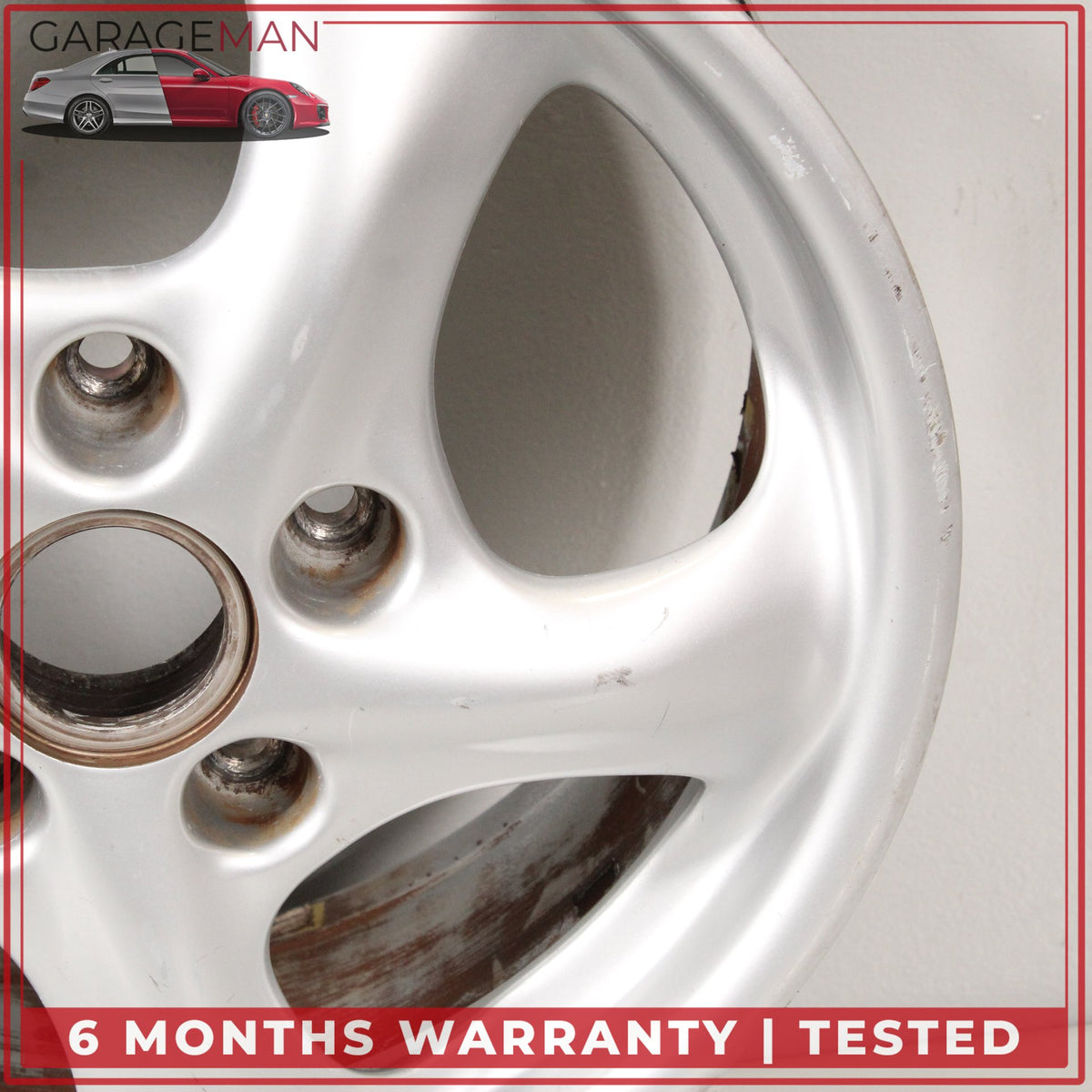 1999-2001 Porsche 911 Carrera 996 Front Side Wheel Rim 7X17 ET55 99636212400 OEM