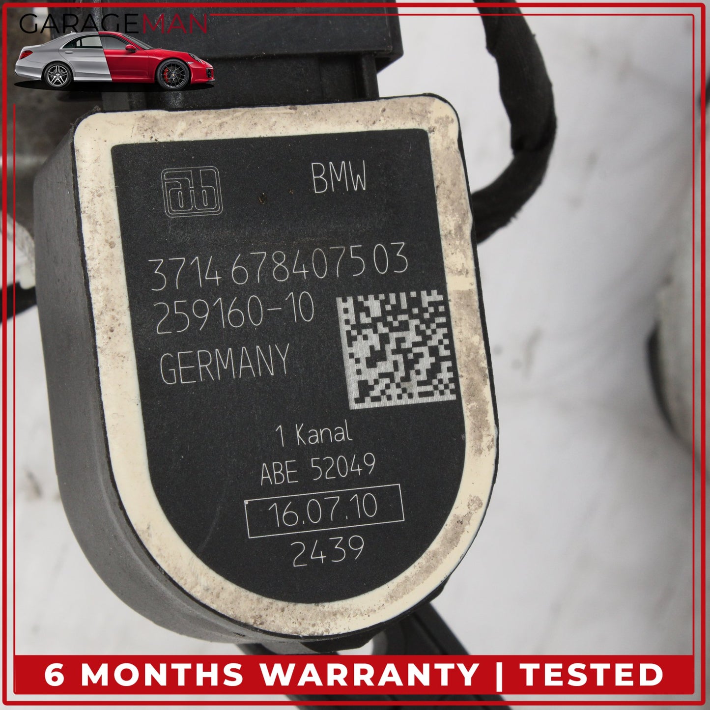 2009-2019 BMW 550i Rear Left Side Lower Control Arm w/ Height Level Sensor OEM