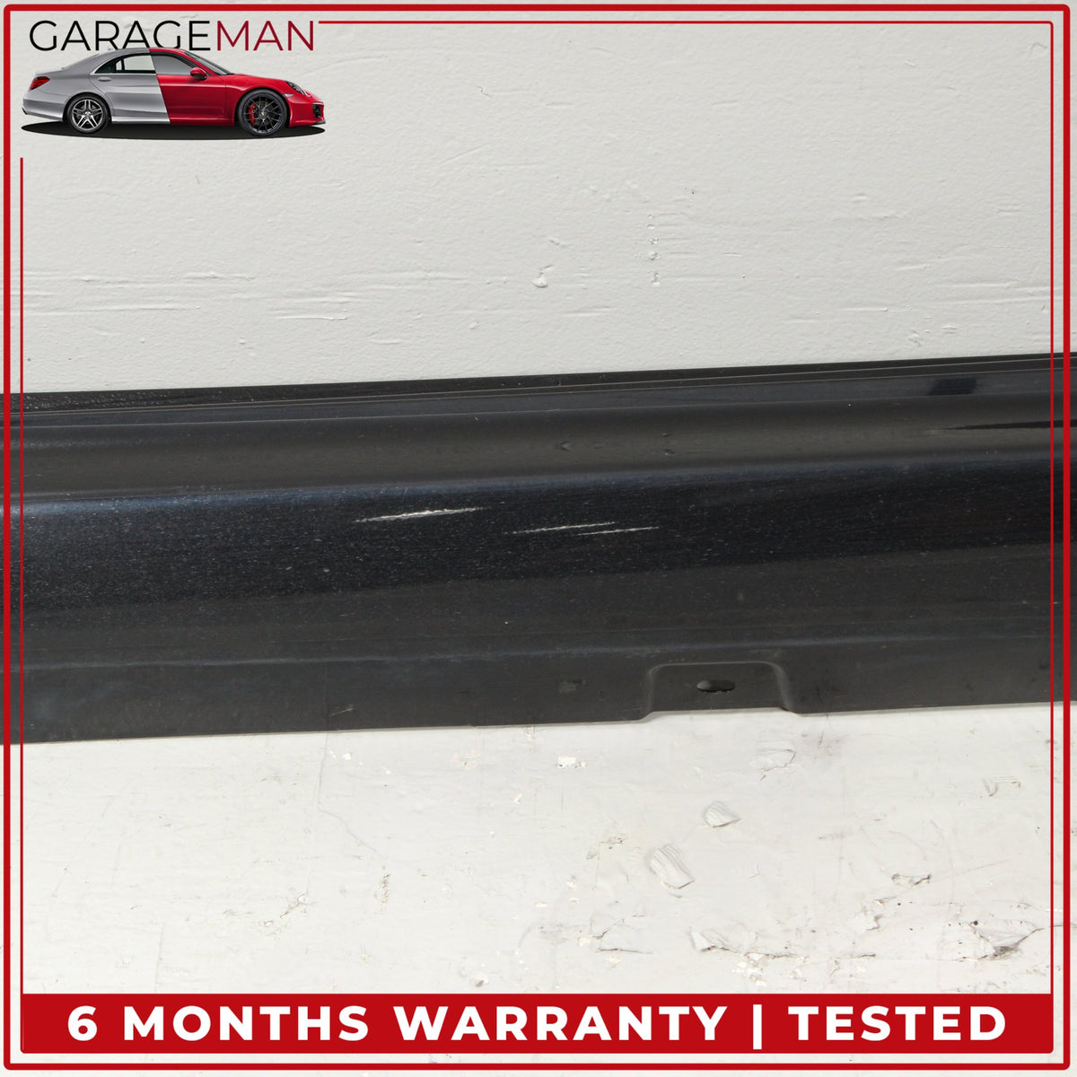2013-2019 BMW 650i 640i F06 Left Side Skirt Rocker Panel Black 8052655 OEM
