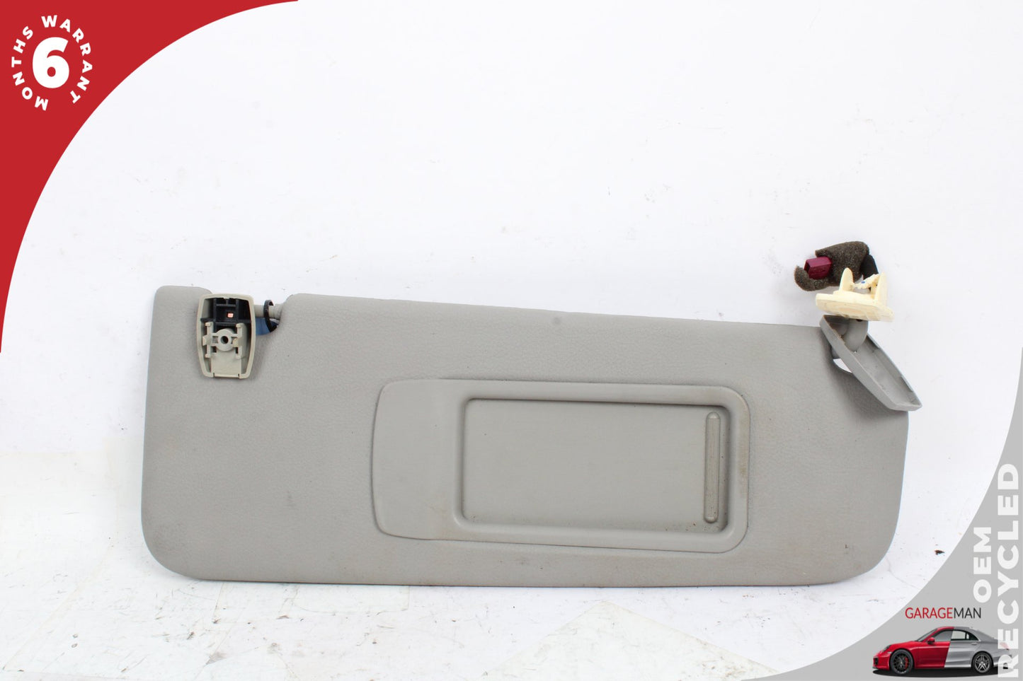 2011-2016 BMW 528i F10 Front Right Passenger Side Sun Visor Gray 8038166 OEM