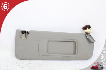 2011-2016 BMW 528i F10 Front Right Passenger Side Sun Visor Gray 8038166 OEM