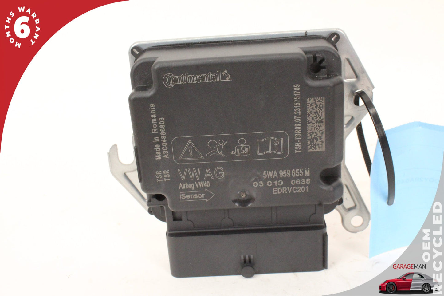 2022-2024 Audi A3 S3 RS3 Airbag Sensor SRS Control Module 5WA959655M OEM