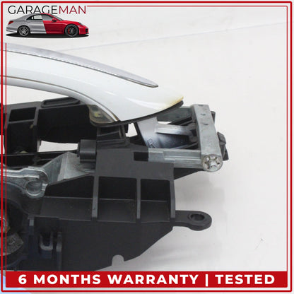 2011-2016 BMW 550i Rear Right Passenger Side Exterior Door Handle White OEM