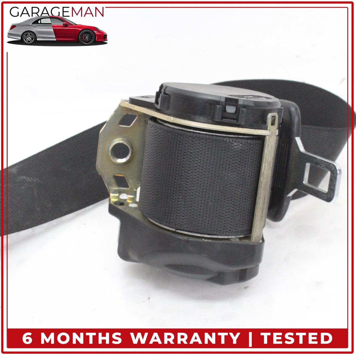 1999-2005 Porsche 911 996 Front and Rear Left Side Seat Belt Set Black OEM
