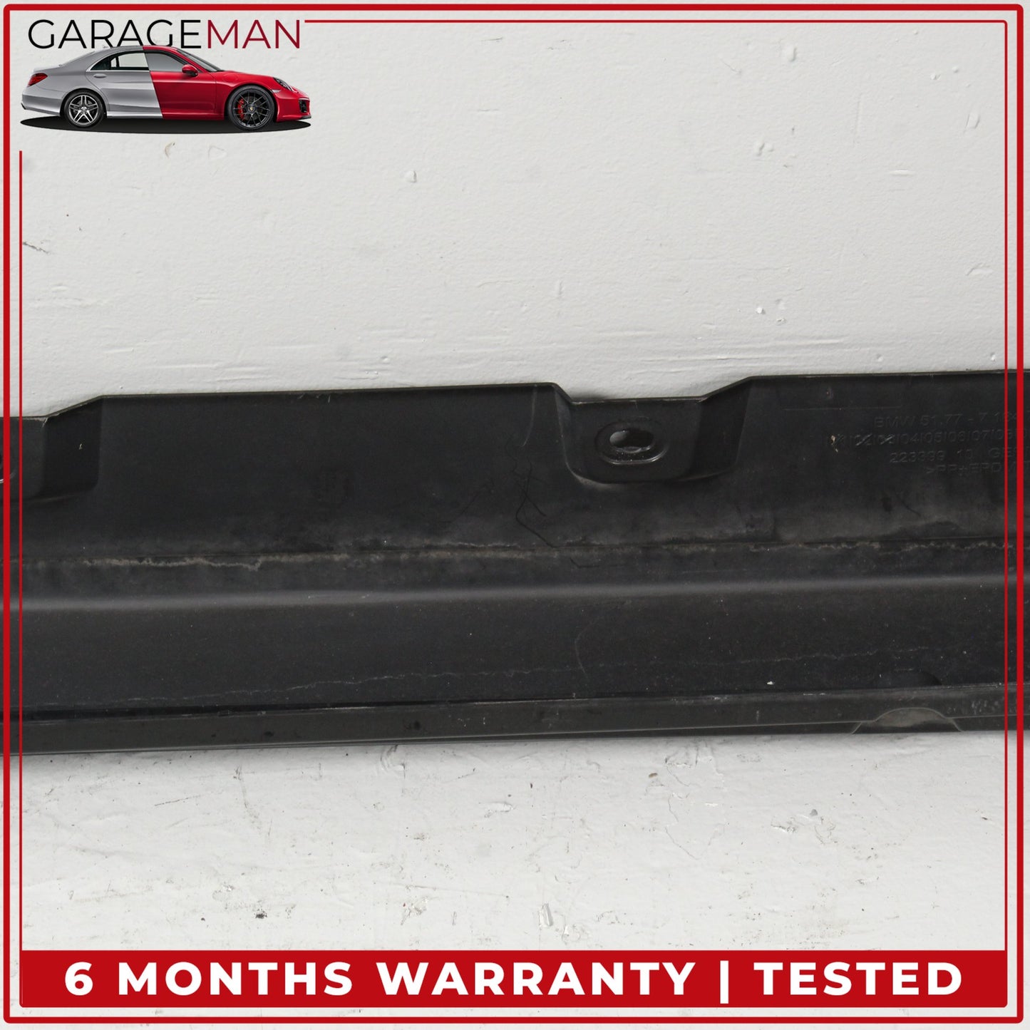 2011-2016 BMW 528i F10 Left Side Lower Rocker Skirt Cover Panel 7207091