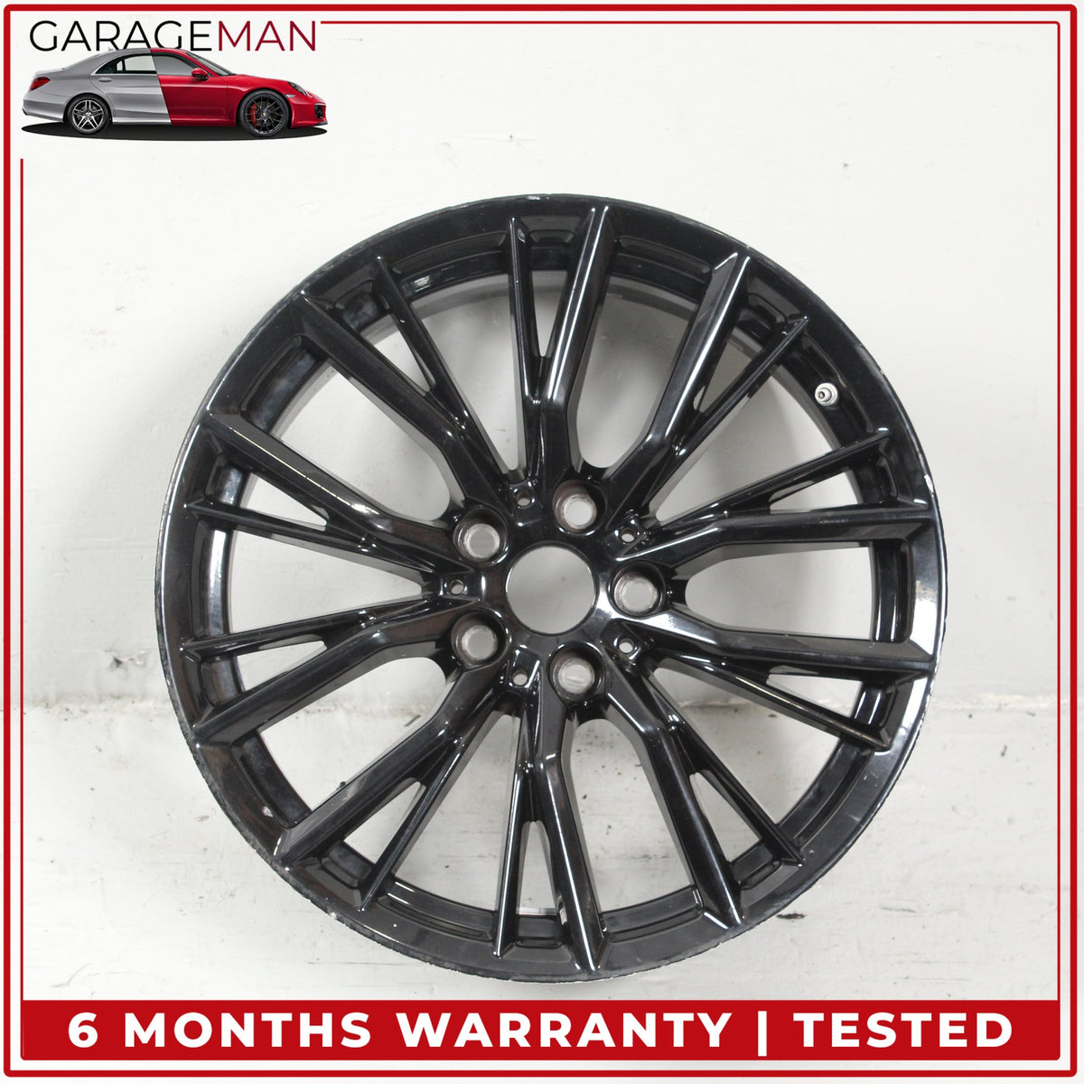 2023-2025 BMW 330i 330e Front or Rear Wheel Rim Black 7.5JX18 H2 E25 5A49EE4 OEM