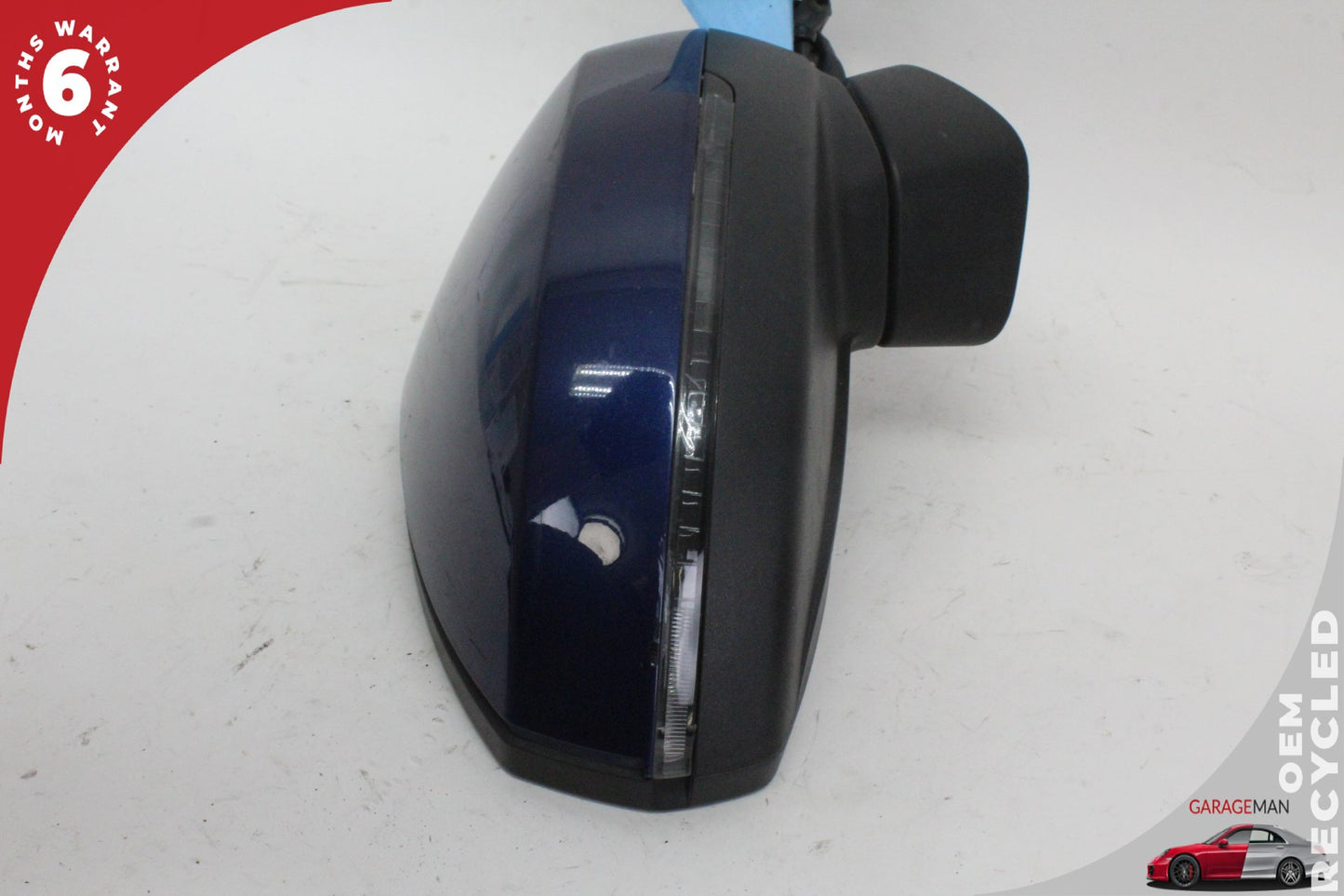 2015-2020 Audi A3 S3 Front Right Passenger Side Door Rear View Mirror Blue OEM