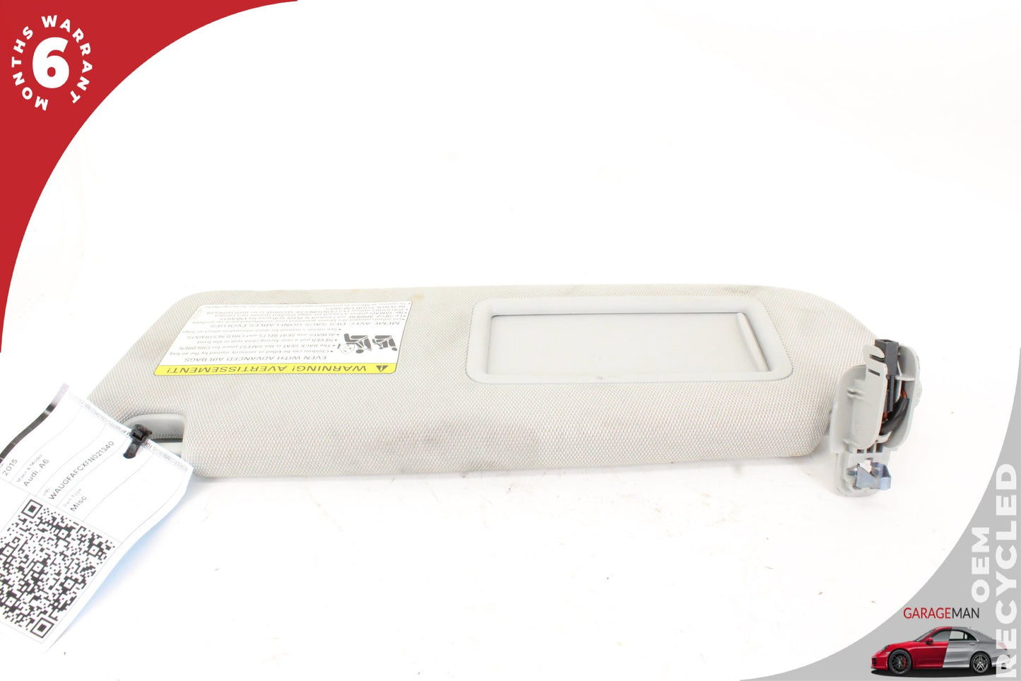 2012-2018 Audi A6 S6 A7 Front Left Driver Side Sun Visor Sunvisor 8E0010192T OEM