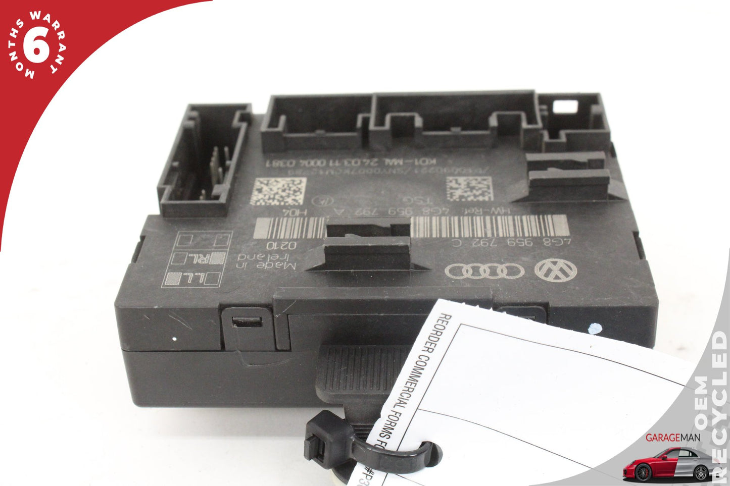 2012-2018 Audi A7 A6 Front Right Side Door Control Module Unit 4G8959792C OEM