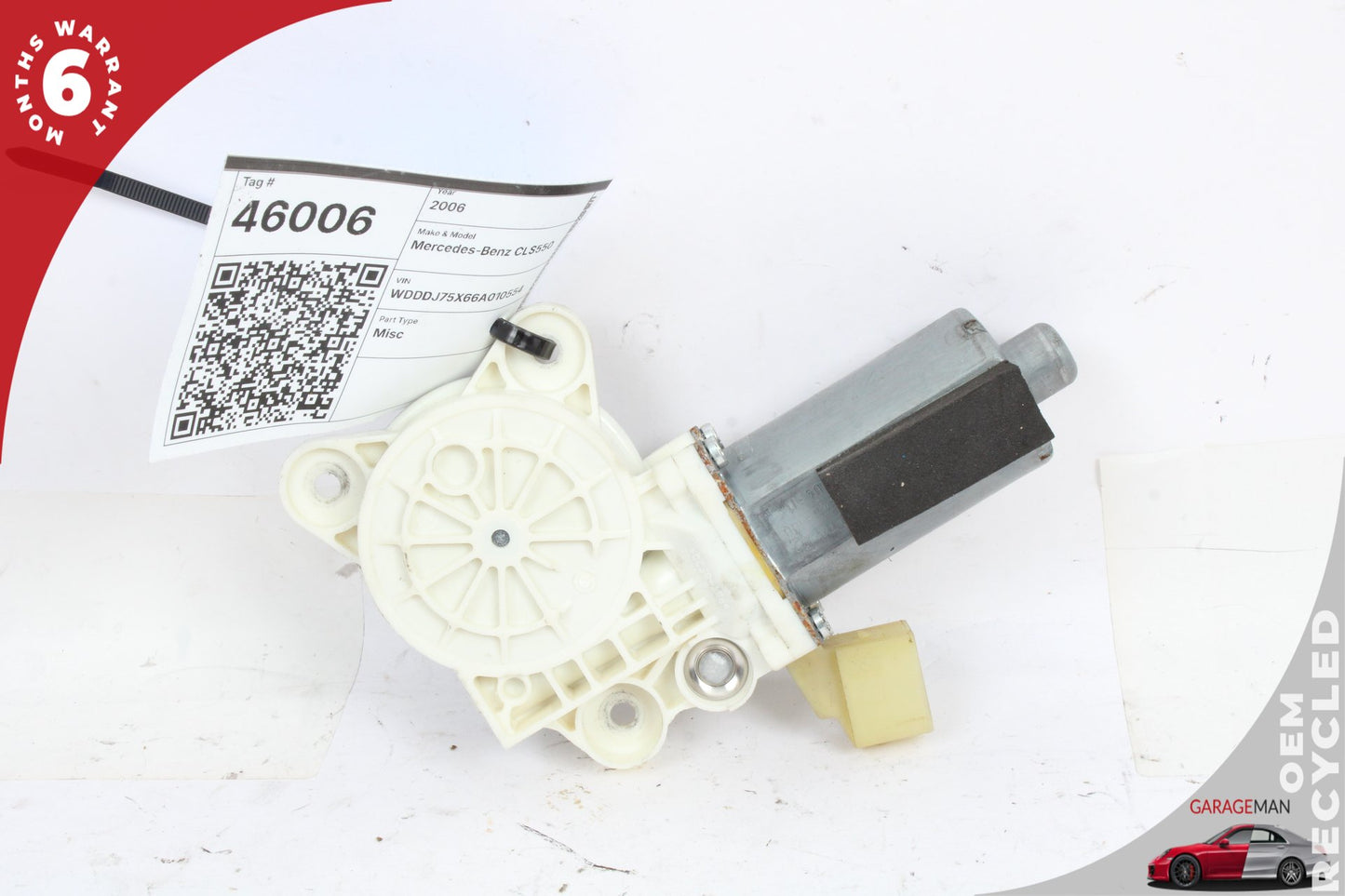 2006-2011 Mercedes W219 CLS550 Front Left Window Regulator Motor 2198200542 OEM