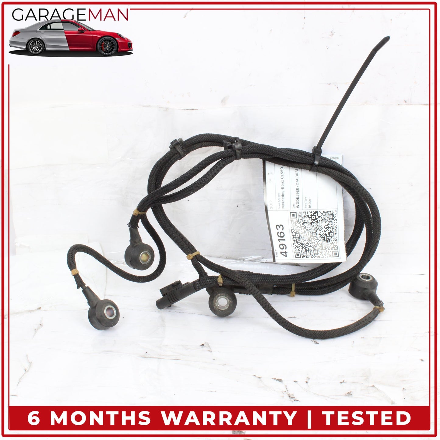 2011-2020 Mercedes W216 CL550 S550 Engine Knock Sensor Set of 4 2789050000 OEM