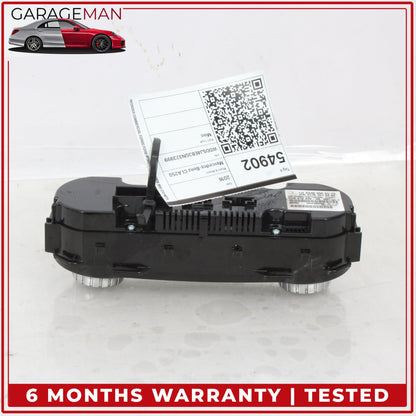 2014-2020 Mercedes W117 CLA250 AC Temperature Climate Control Switch Panel OEM