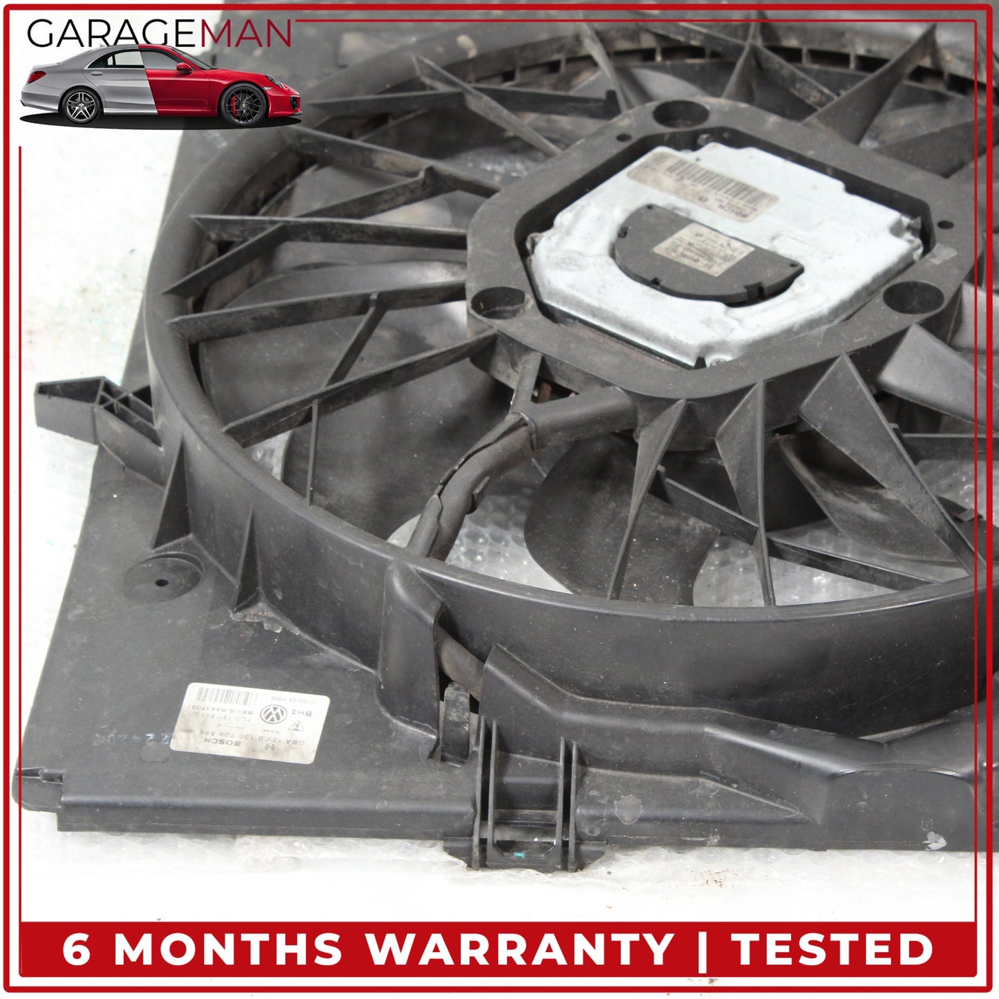 2007-2015 Audi Q7 SUV Engine Radiator Electric Cooling Dual Fan 7L0121207D OEM