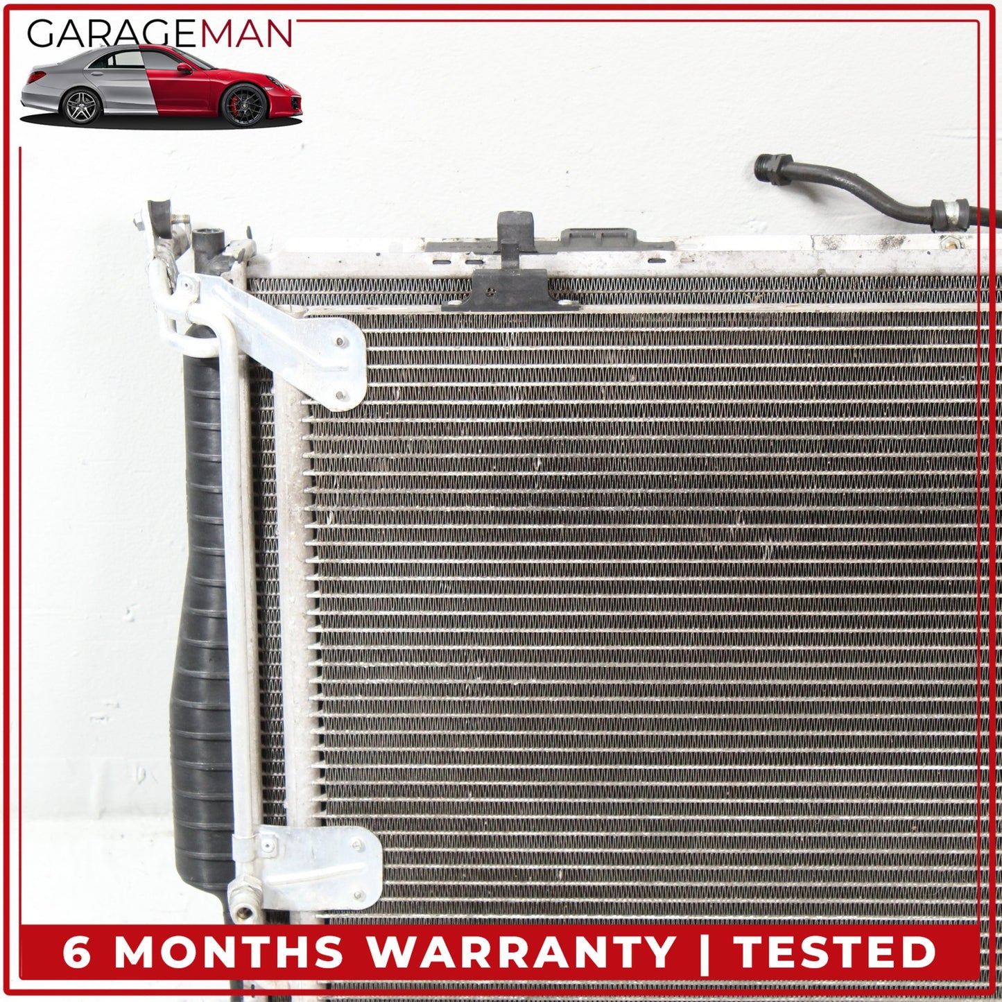 2001-2004 Mercedes-Benz SLK320 R170 Engine Cooling Radiator AC A/C Condenser Assembly 2025007803