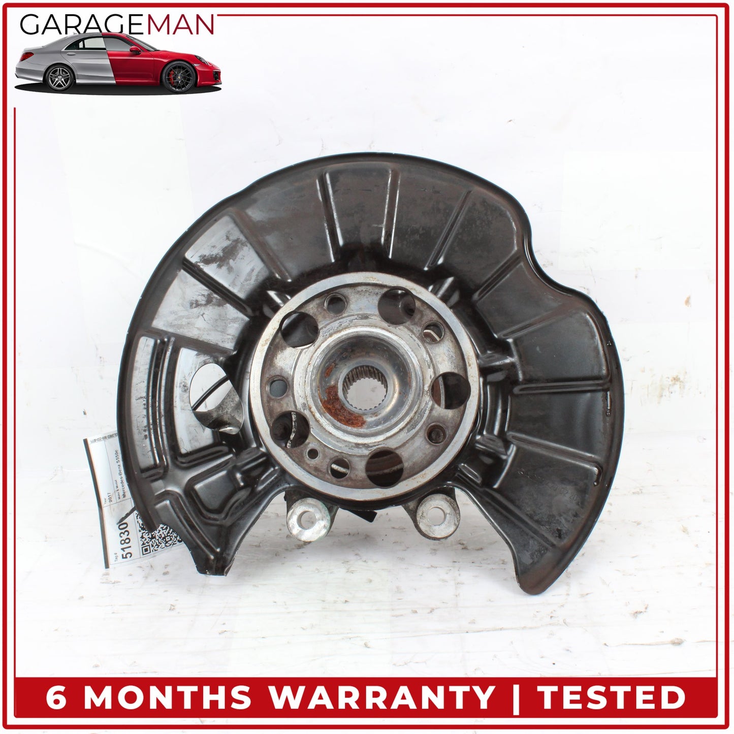 2014-2020 Mercedes W222 S550e Rear Right Side Spindle Knuckle Wheel Hub OEM
