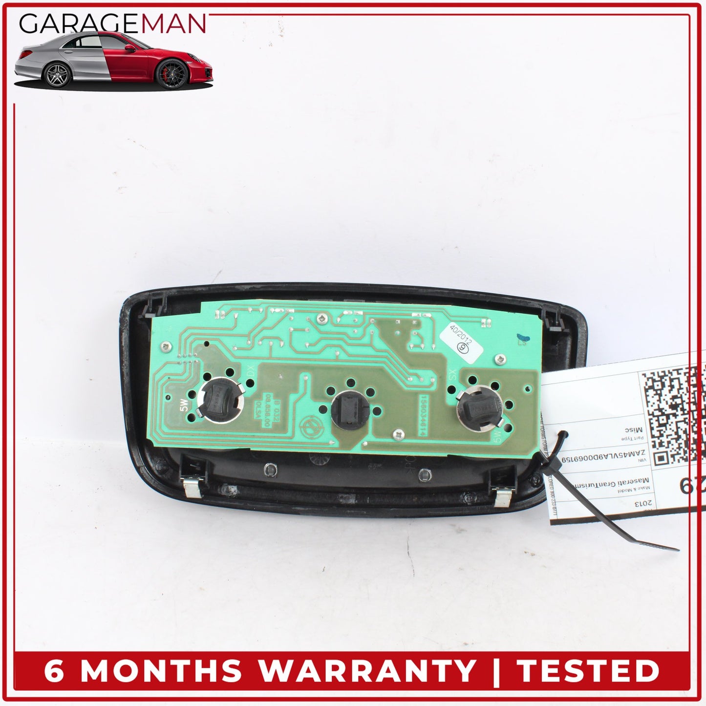 2003-2019 Maserati GranTurismo M145 Rear Over Head Dome Light Lamp 156034614 OEM