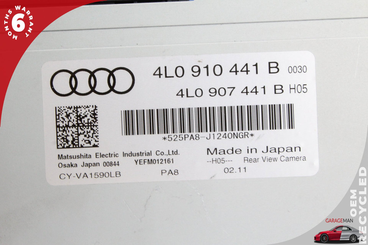 2007-2015 Audi Q7 SUV Rear View Backup Camera Control Module Unit 4L0910441B OEM