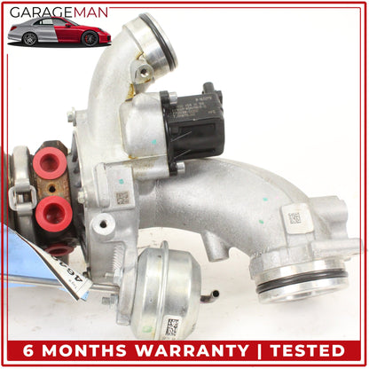 2014-2020 Mercedes W213 E400 M276 Left Turbocharger Turbo Charger Manifold OEM