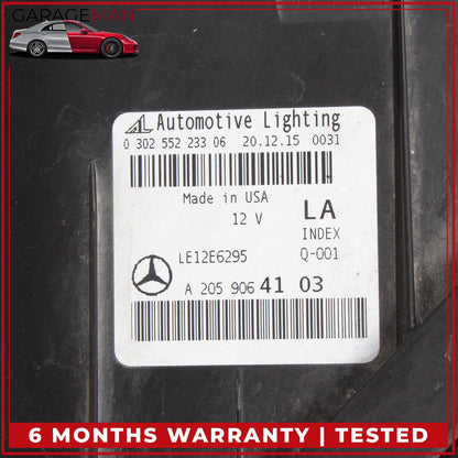 2015-2018 Mercedes W205 C300 Front Left Side LED Head Light Lamp 2059064103 OEM