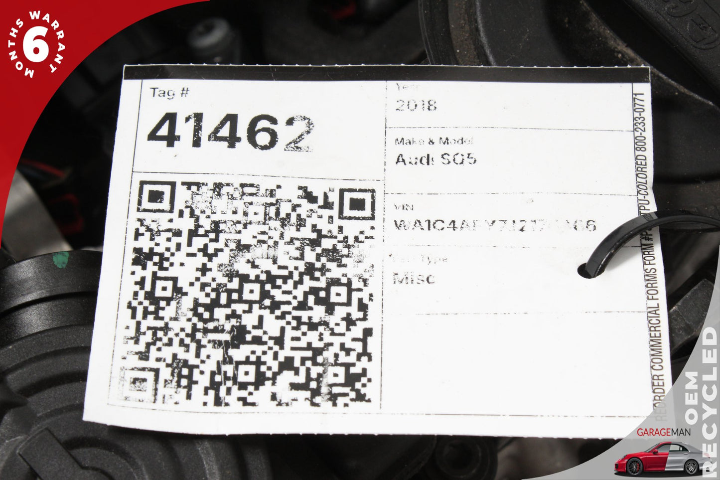 18-25 Audi S5 SQ5 Q7 A6 A7 Q8 3.0L V6 Engine Motor CWGD 114k OEM