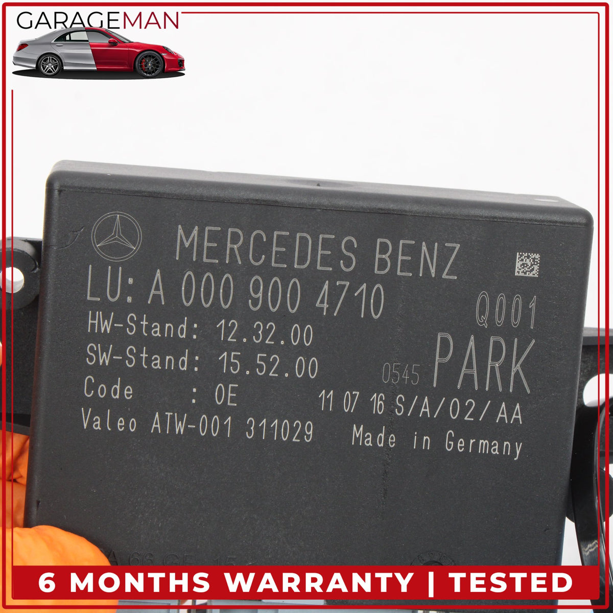 2015-2017 Mercedes W222 S550e Parking Assist Control Module Unit 0009004710 OEM