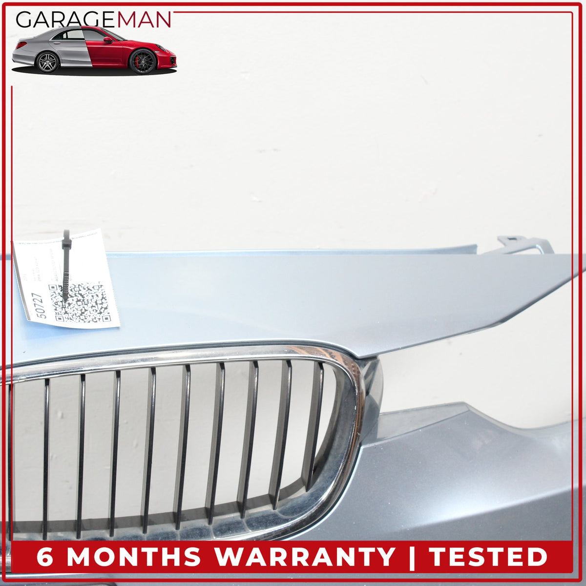 2012-2015 BMW F30 320i 328i xDrive Front Bumper Cover Panel Blue Metallic OEM
